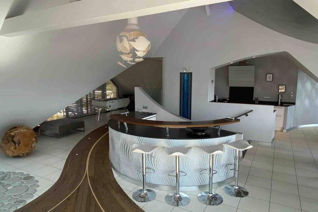 Appartement d'exception avec vue mer Gicquel Extérieur photo