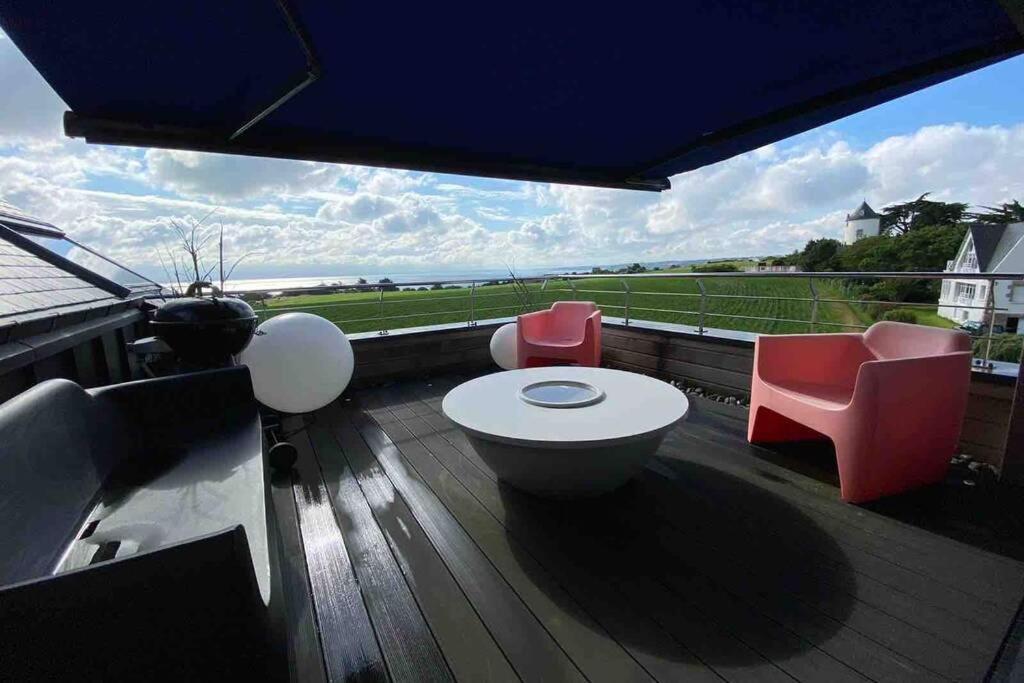 Appartement d'exception avec vue mer Gicquel Extérieur photo