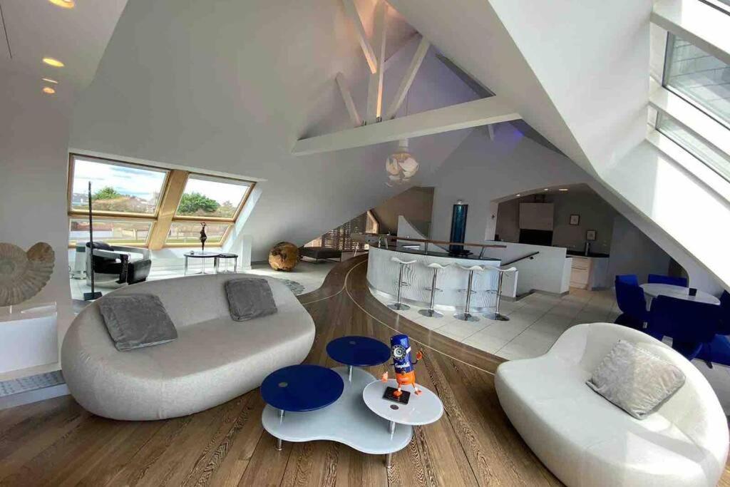 Appartement d'exception avec vue mer Gicquel Extérieur photo